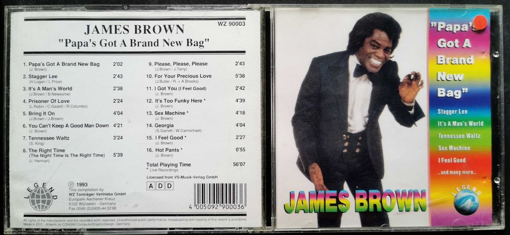 CD James Brown – Papa's Got A Brand New Bag super stan!