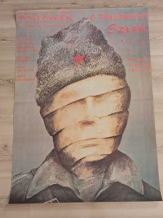 Pojedynek o południowy szlak Andrzej Pągowski plakat kinowy