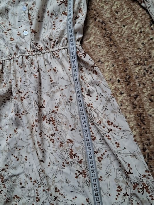 Шифонова сукня в квіточку