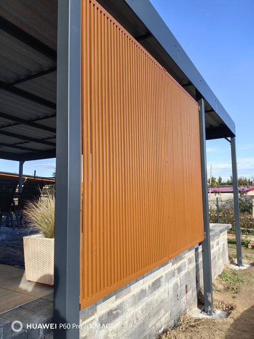 Carport Wiata 3x6 GRUBA Stalowa Producent Świdnica /LED/ Ocynk