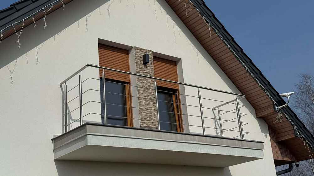 Balustrada barierka balkonowa zabezpieczenia okienne podjazdy