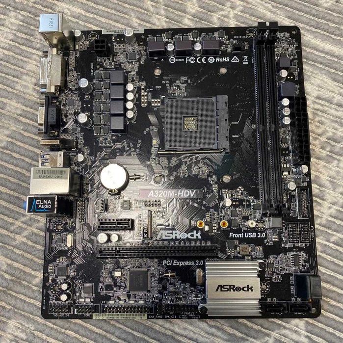 ASRock A320m HDV am4