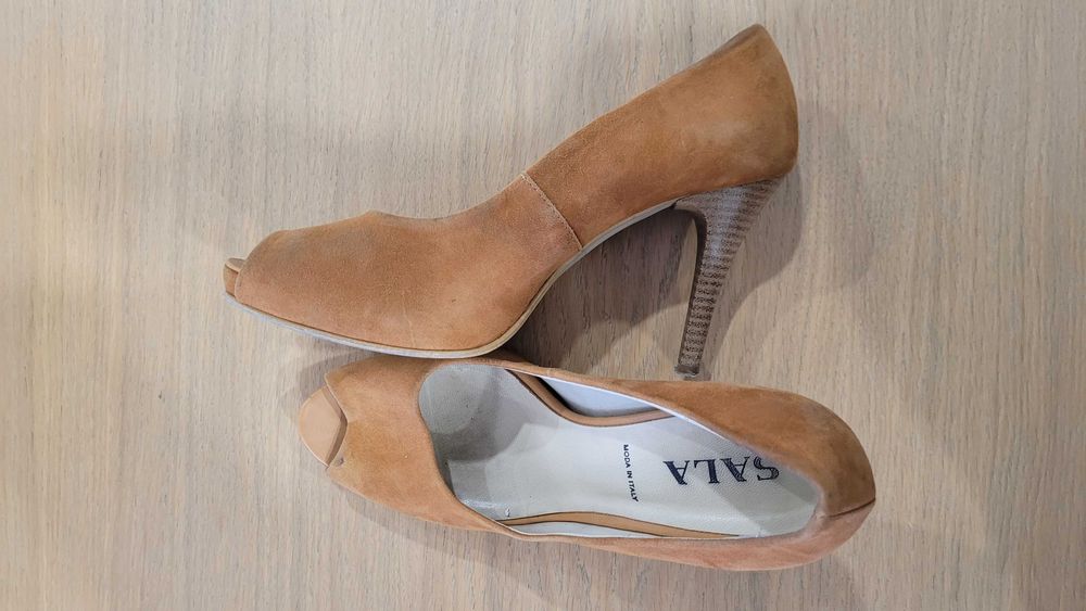 Buty pantofle na wiosnę