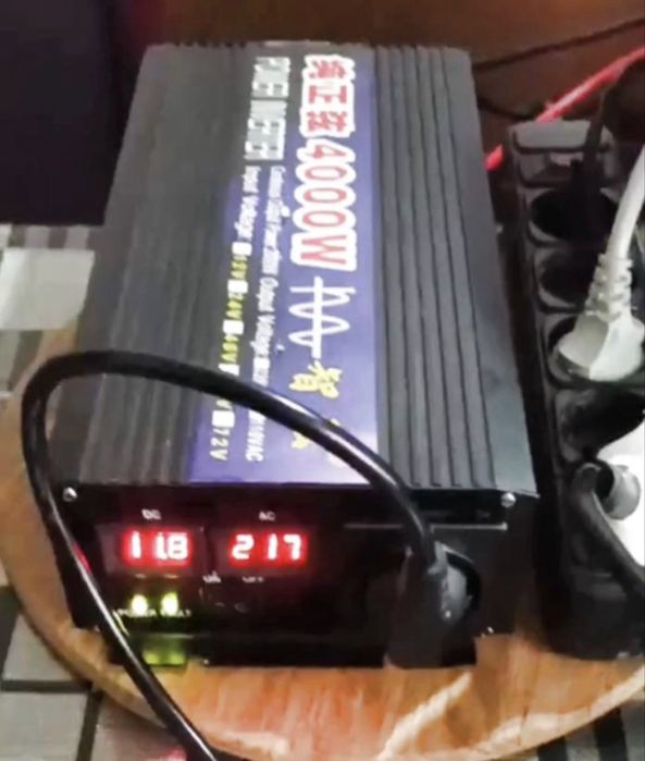 инвектор 12в-220в 4000w