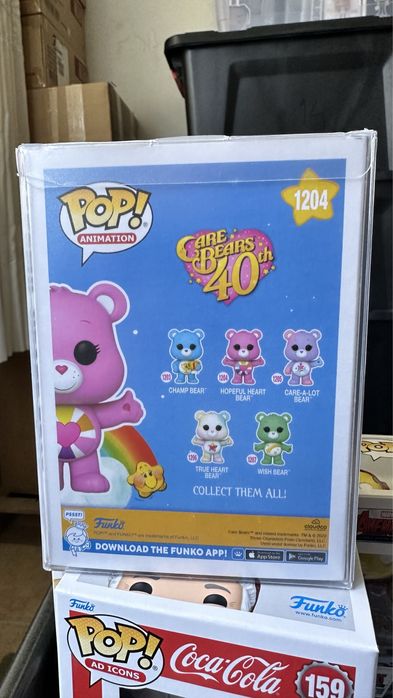 Funko pop care bears hopeful heart bear chase 1204