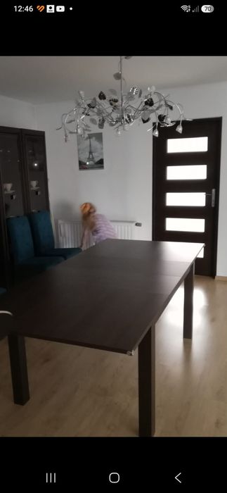 Stół rozkładany wenge