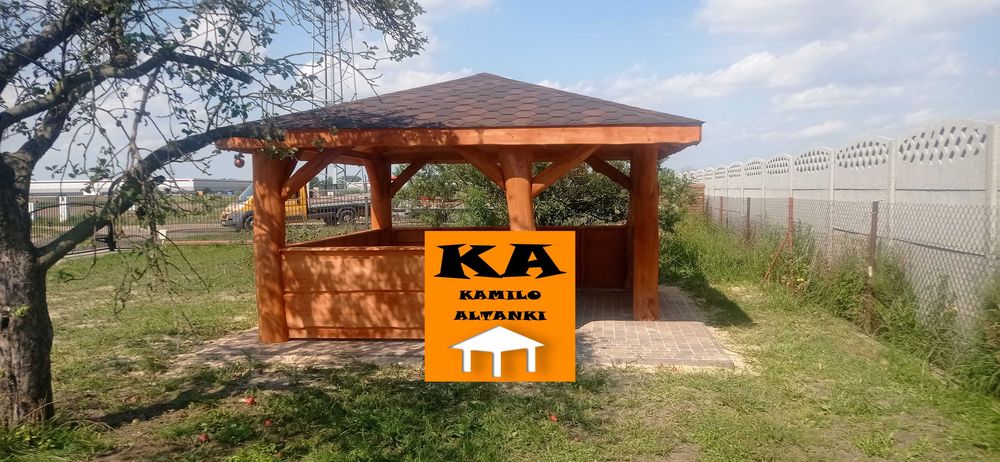 Altanka, Altana, Altanki, Altany na grubym balu ogrodowe