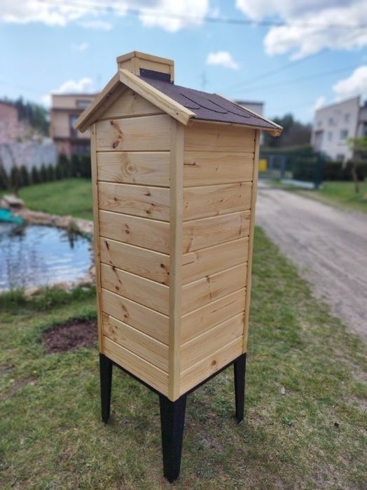 Wędzarnia drewniana komplet