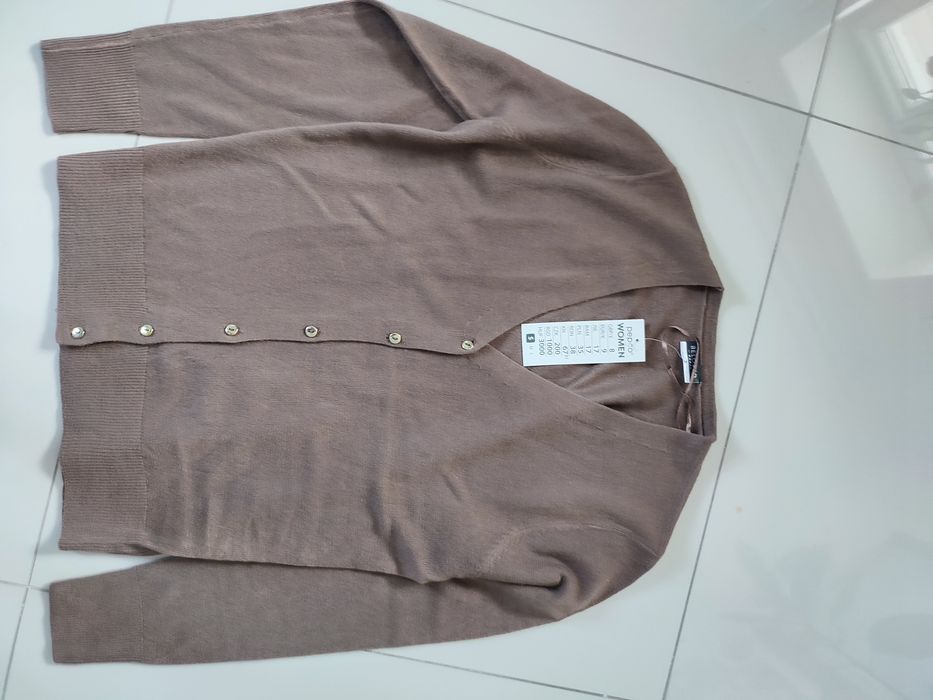 Sweter damski kardigan nowy rozmiar S akryl