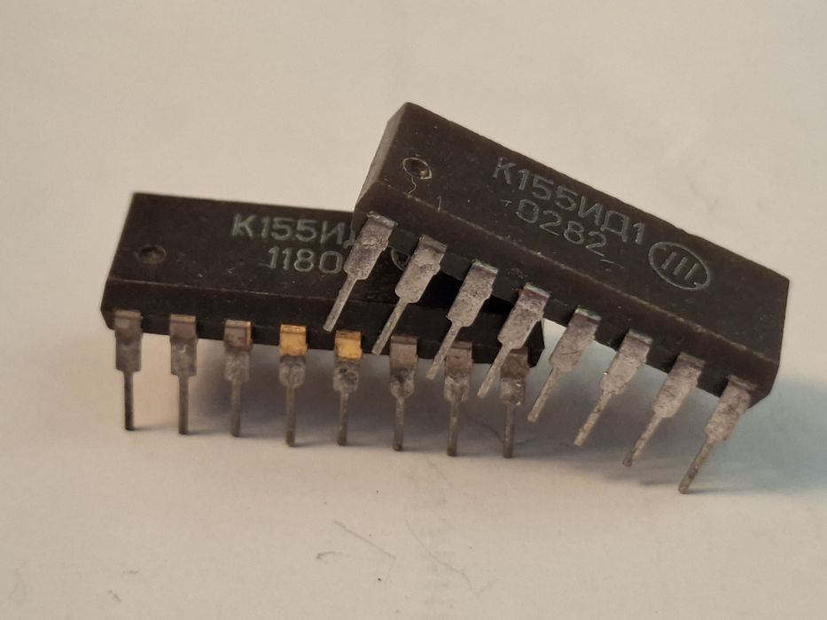 Uklad skalowy k155id1 odpowiednik SN74141 NIXIE NOWE nieużywane NOS 1982rok