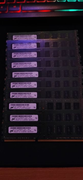 Pamięć RAM Micron DDR3 2GB 1333MHz PC3-10600U | 10 sztuk