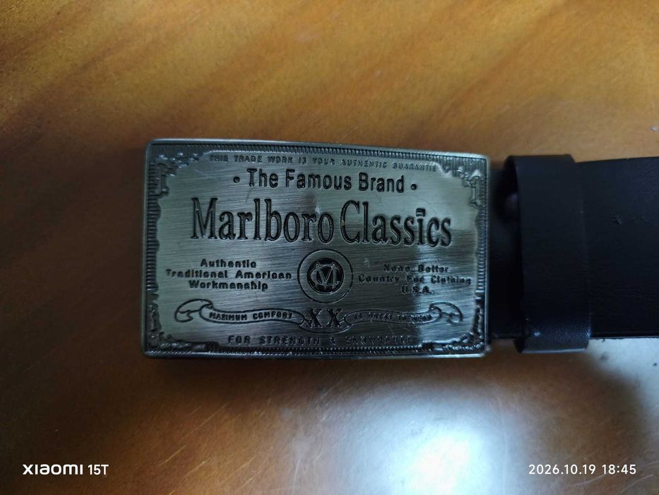 Cinto Marlboro Classics em pele em otimo estado.