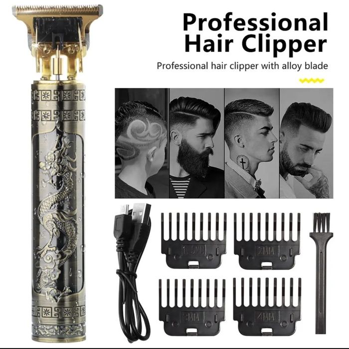 Беспроводная аккумуляторная электро бритва машинка для стрижки триммер