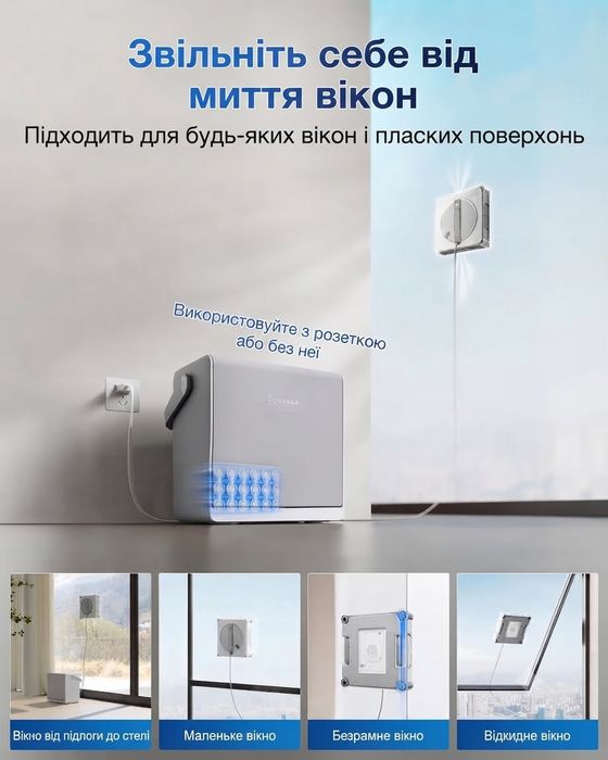 Робот мийник вікон Ecovacs Winbot W2S