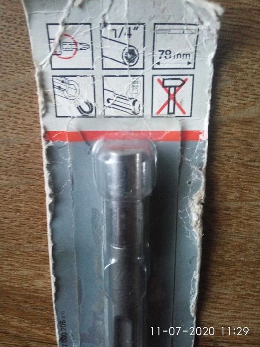 Uniwersalny uchwyt, 1/4", 78 mm, 11 mm Bosch SDS-plus