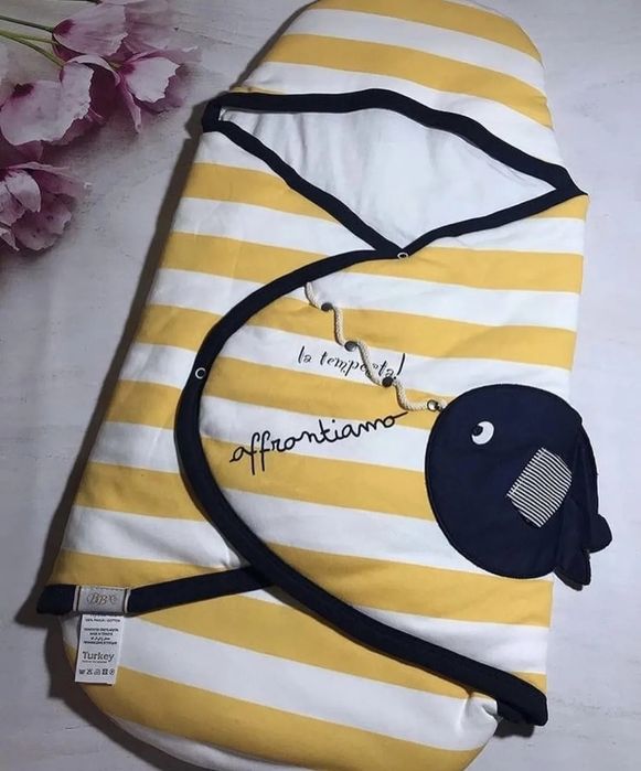 Плед для новорожденных, конверт на выписку, полотенце детское уголок