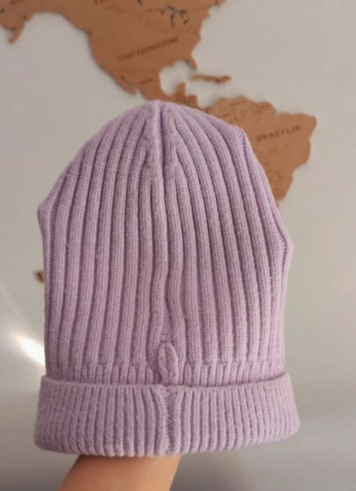 Komplet jesienny fioletowy prążek Reserved 5-9 lat