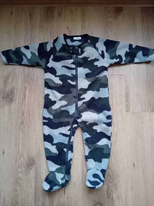 Śpiochy polarowe - kombinezon polarowy Next Baby rozmiar 6-9 mcy