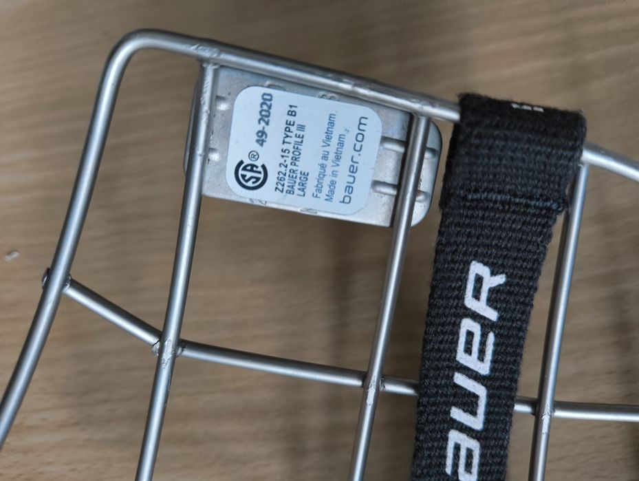 Krata L Bauer Profile III True Vision Oval Płaskie Profile Hokej