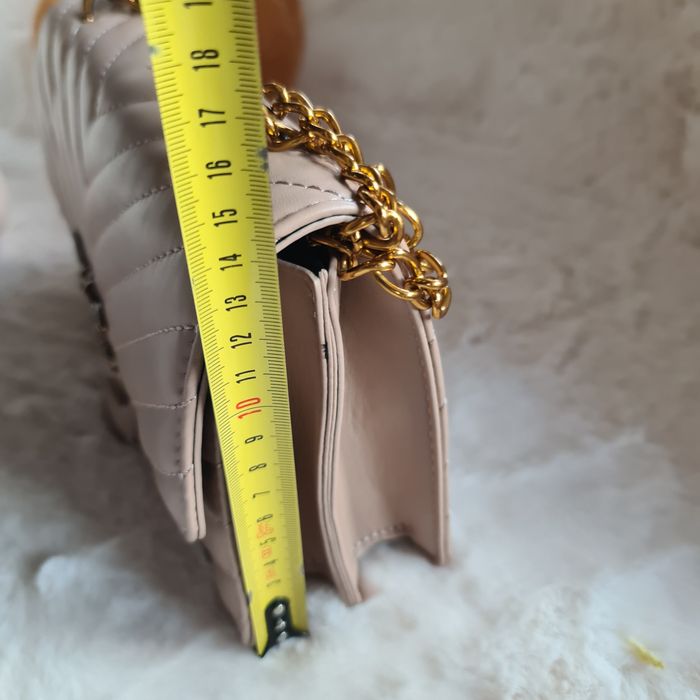 Pinko bag torebka listonoszka beżowa
