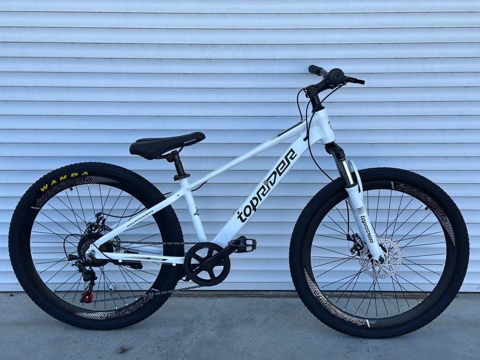 Горний алюмінієвий велосипед 26" білий (є різні розміри та кольори)