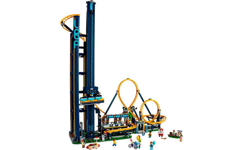 1 в 1 як LEGO Американські гірки (10303) з моторами в коробці, 3756 деталей