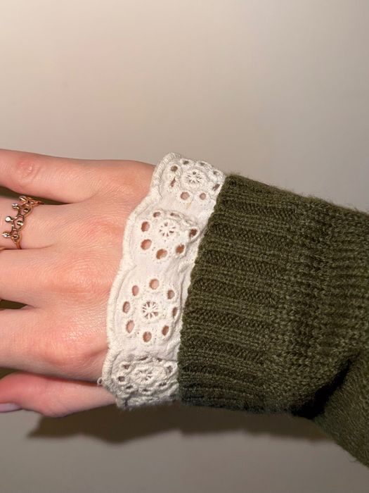 Sweter Brave Soul London khaki vintage styl