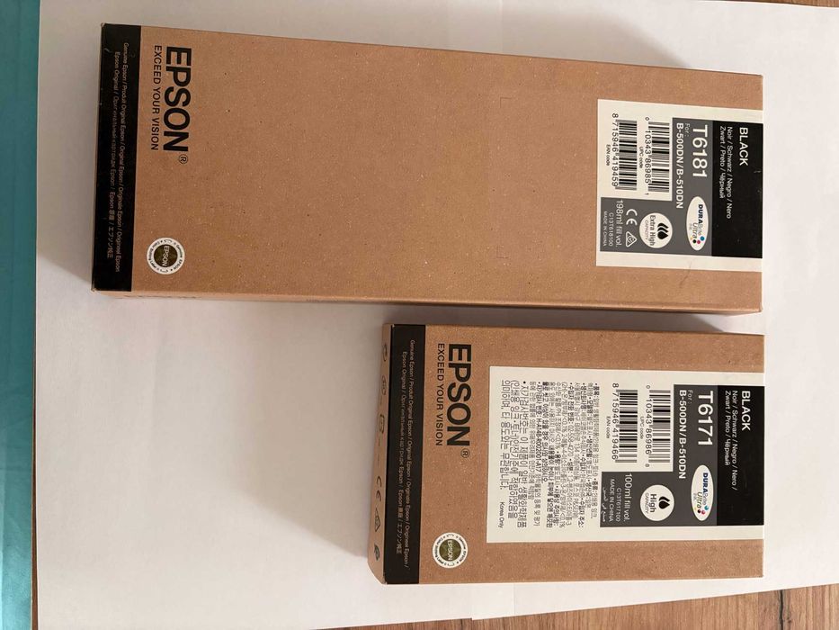 oryginalne tusze do drukarek EPSON
