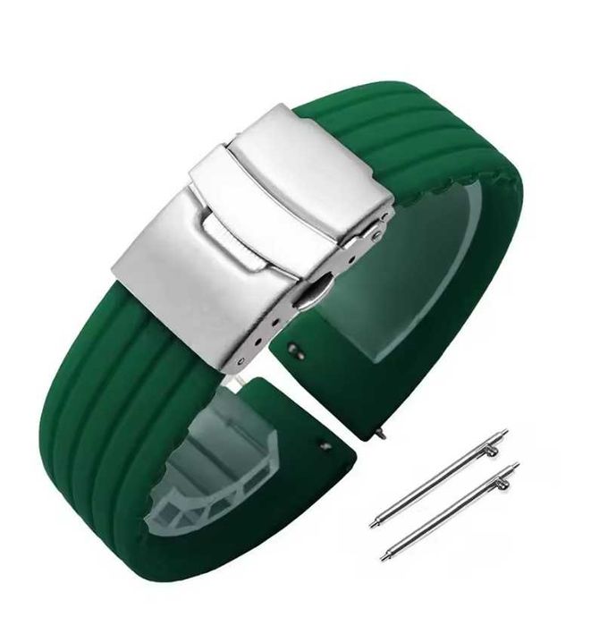 BRANSOLETKA PASEK DO ZEGARKA męskiego damskiego gumowa silikon 24 mm