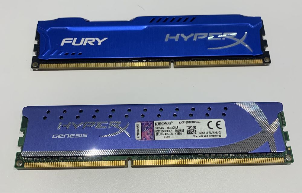 Оперативна пам‘ять HyperX 4 Gb DDR3 1600 2 планки