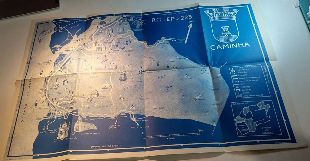 Caminha - Roteiro ROTEP | Incluí Mapa Desdobrável