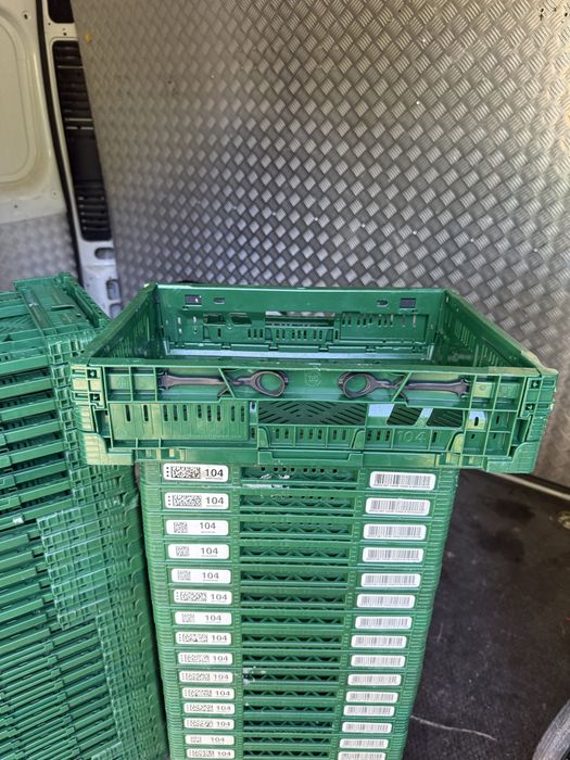 Skrzynka składana  plastikowa EPS 104 bardzo wytrzymała