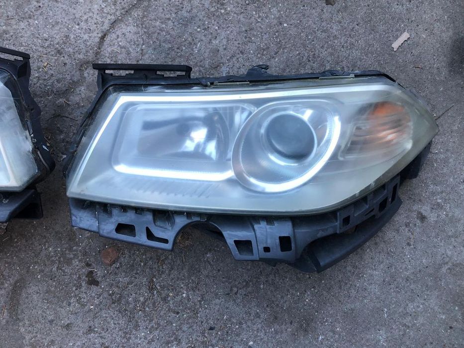 renault megane 2 II lampy przód prawa lewa lift