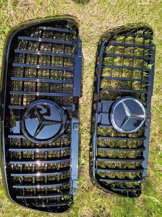Решетка Mercedes-Benz ( GT Full Black ) SPRINTER W907 2017-2025 года