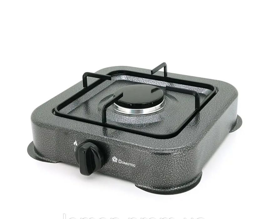 Газова плита на 1 2 3 4 конфорки таганок настільна Domotec газовая