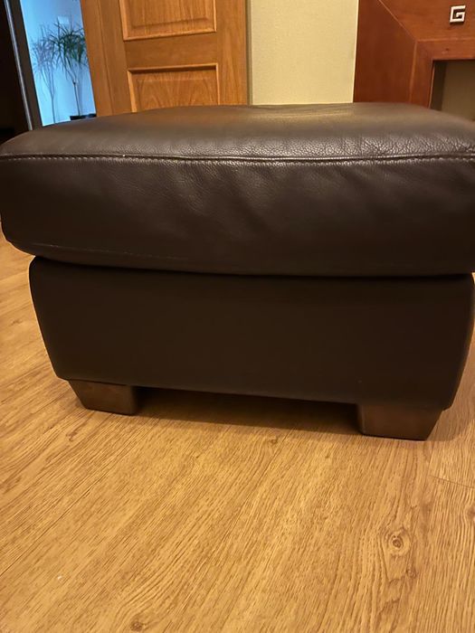 Conjunto Sofás Divani Divani em Pele Genuína Elétrico como novo