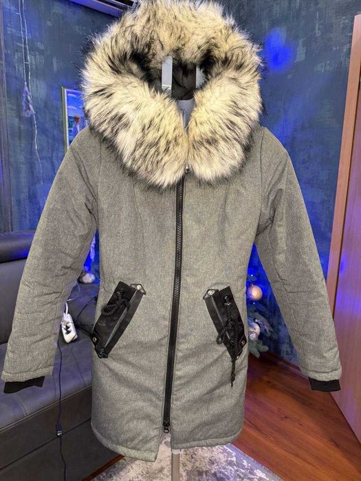 курточка-парка для дівчинки