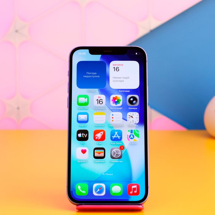 Смартфон Apple iPhone 12 128GB Purple (169095) Б/У З ГАРАНТІЄЮ