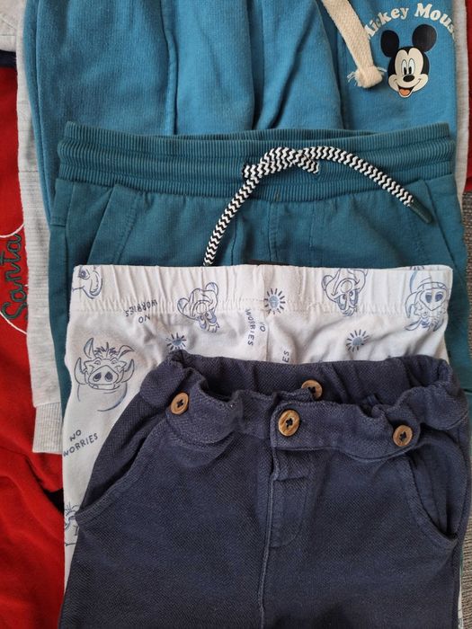 Bluzy i spodnie niemowlęce dla chlopca 92