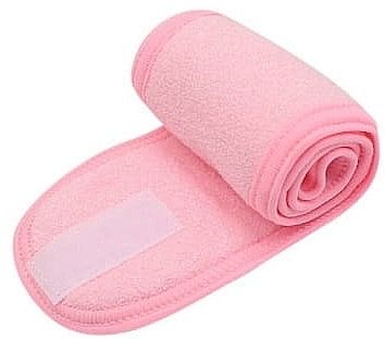 Трикотажна, рожева повʼязка на голову