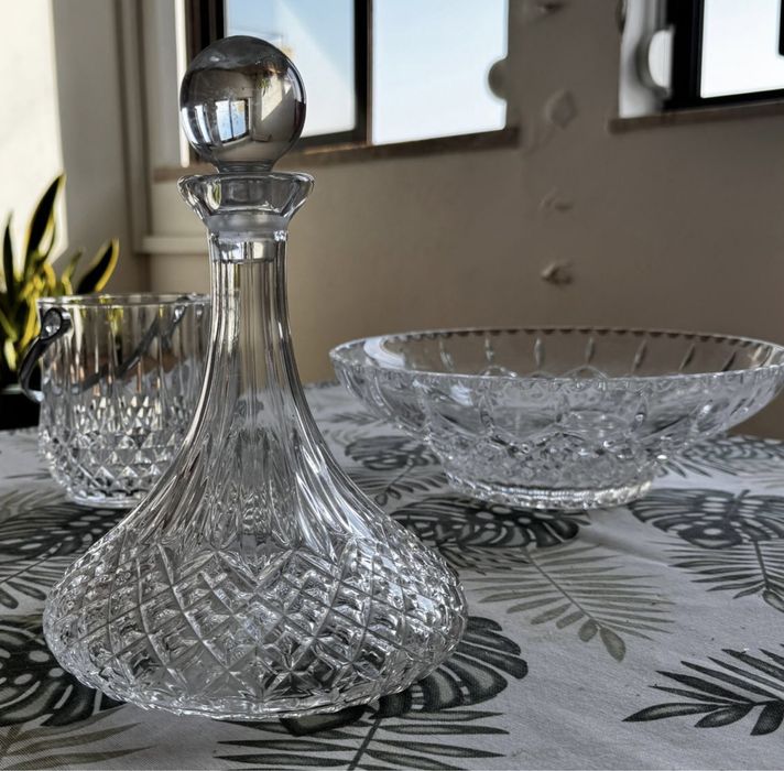 3 peças de Cristal