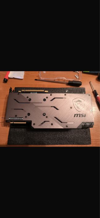 Karta graficzna RTX 2080 po wymianie past zadbana