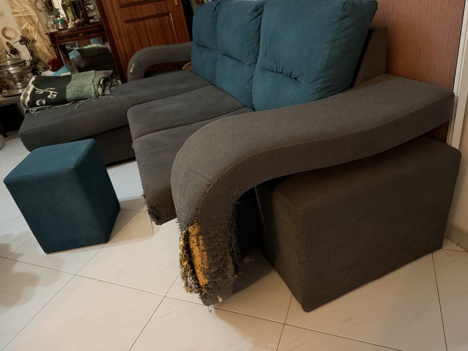 Sofa com chaise long