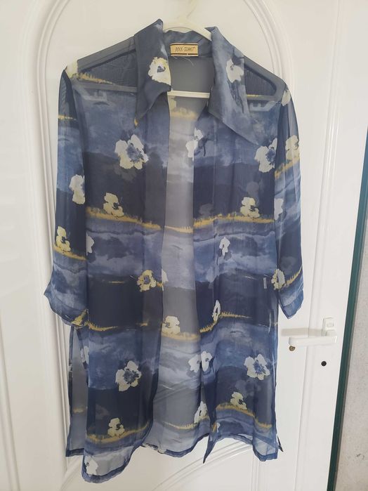 Conjunto Floral de Tunica e vestido de cerimonia