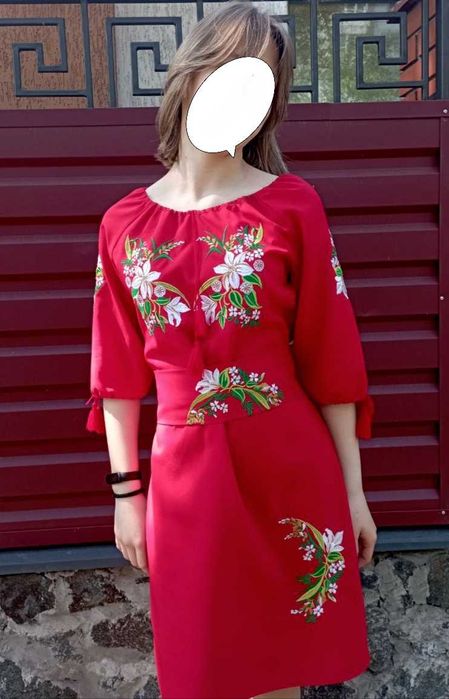Вишиванка, сукня вишита, плаття вишите,універс.ррзміруXS S, M