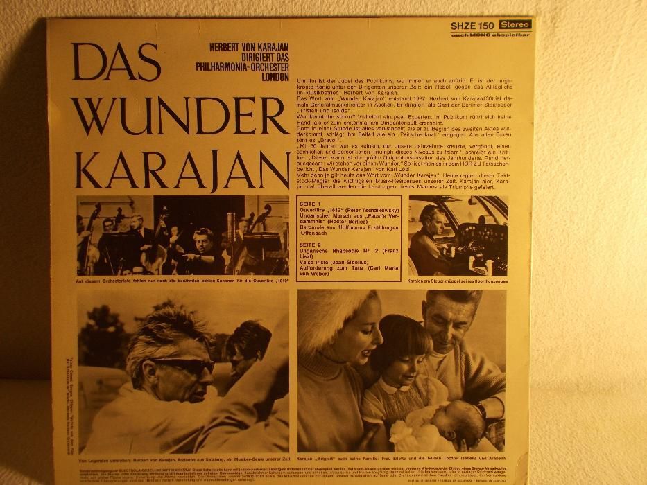LP Czajkowski ,Liszt, Sibelius, Berlioz,Offenbach Herbert von Karajan