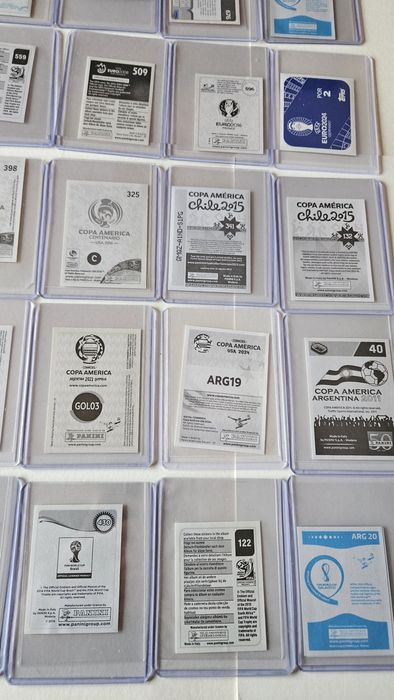 Coleção completa messi ronaldo euro copa América