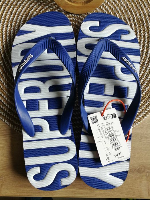 Japonki "SUPERDRY" Klapki rozm. 42-43  NOWE Unisex !!!   Szczecin