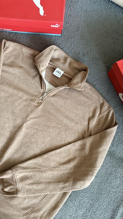 Полузамок Zara 1/3 zip zara оригінал