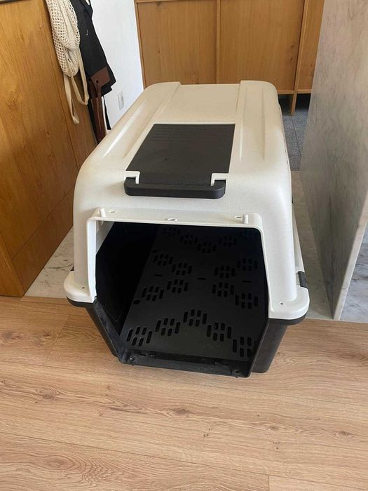 Caixa de Transporte Rígida para 1 Cão Tamanho L 81 x 55,5 x 58 cm - Norma IATA